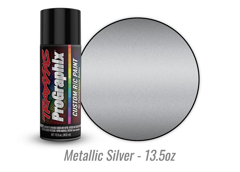 Body paint, metallic silver